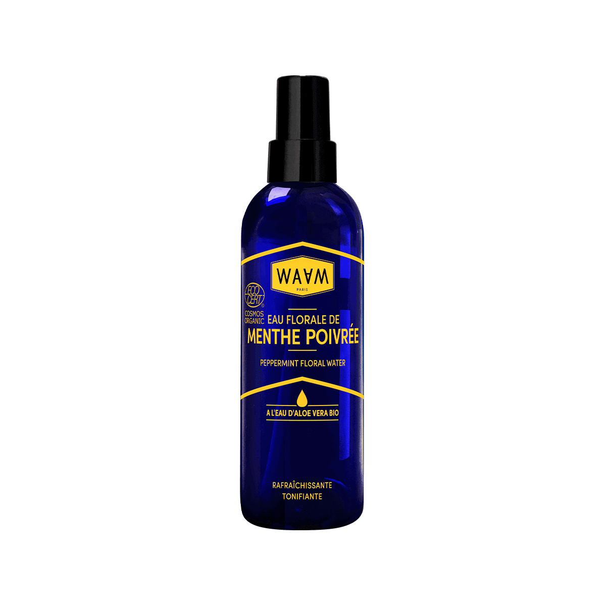 Eau florale de Menthe poivre - Rafrachissante, Tonifiante | WAAM Cosmetics