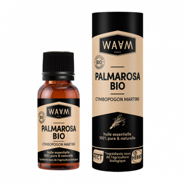 Organic pure palmarosa essential oil: Deodorant