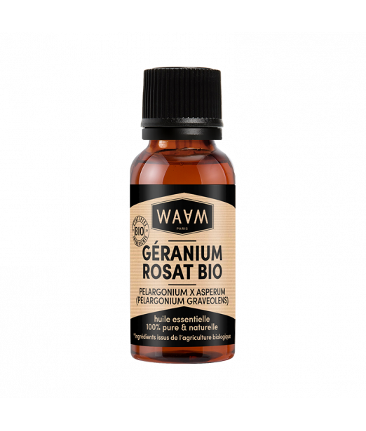 Huile Essentielle De Géranium Rosat BIO - WAAM cosmetics