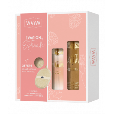 Summer Escape Perfume Box: Tiare Flower Perfume + Sparkling Lotion + 1 gift | WAAM Cosmetics