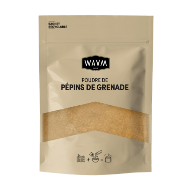 Poudre de Pépins de Grenade - Exfoliant doux, Gommage Visage & Corps | WAAM Cosmetics