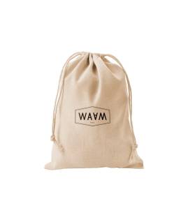 Wax fabric pouch
