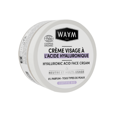 Organic hyaluronic acid face cream