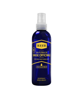 Organic Sage Floral Water - With Aloe Vera Water - Regenerating, Regulating | WAAM Cosmetics