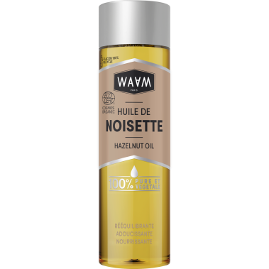 Huile de Noisette BIO - Régule, Nourrit la Peau, Visage - Bienfaits & Avis | WAAM Cosmetics