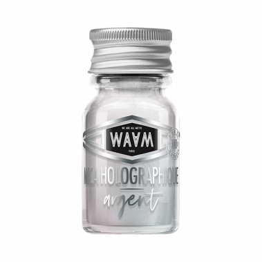 Silver Holographic Mica - Skin Illuminating Effect | WAAM Cosmetics