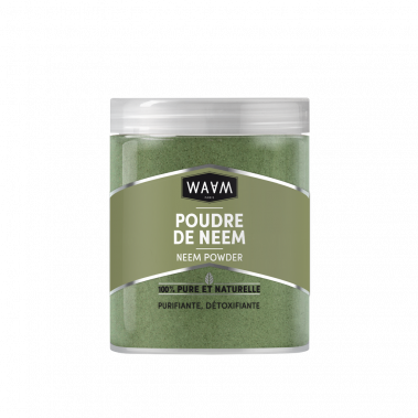 Poudre de Neem - Purifie peau et cuir chevelu | WAAM Cosmetics