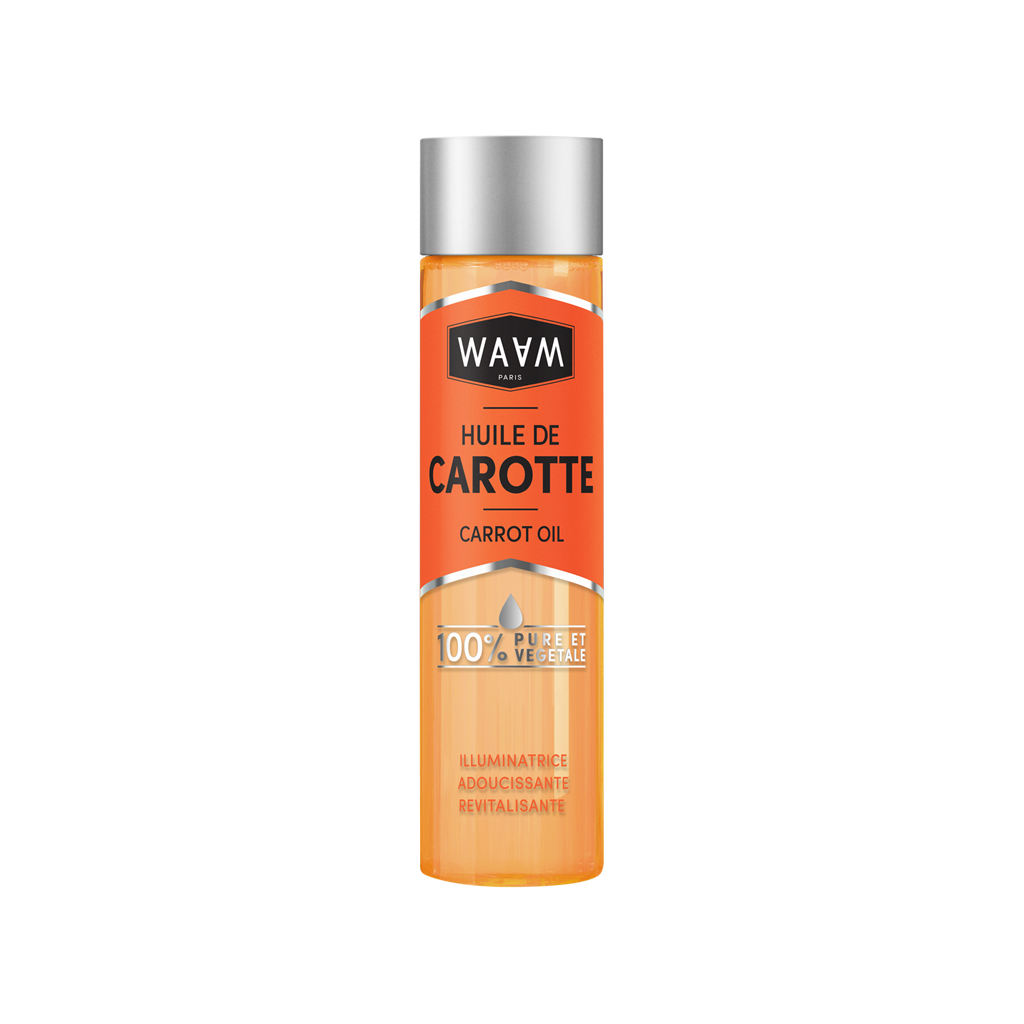 Huile de Carotte : ses bienfaits pour un effet bonne mine - WAAM Cosmetics