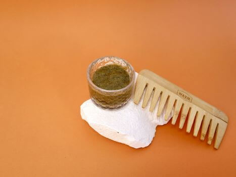 Masque après-shampoing pour cheveux bouclés