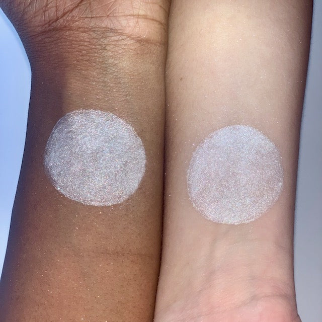 Mica holographique argent