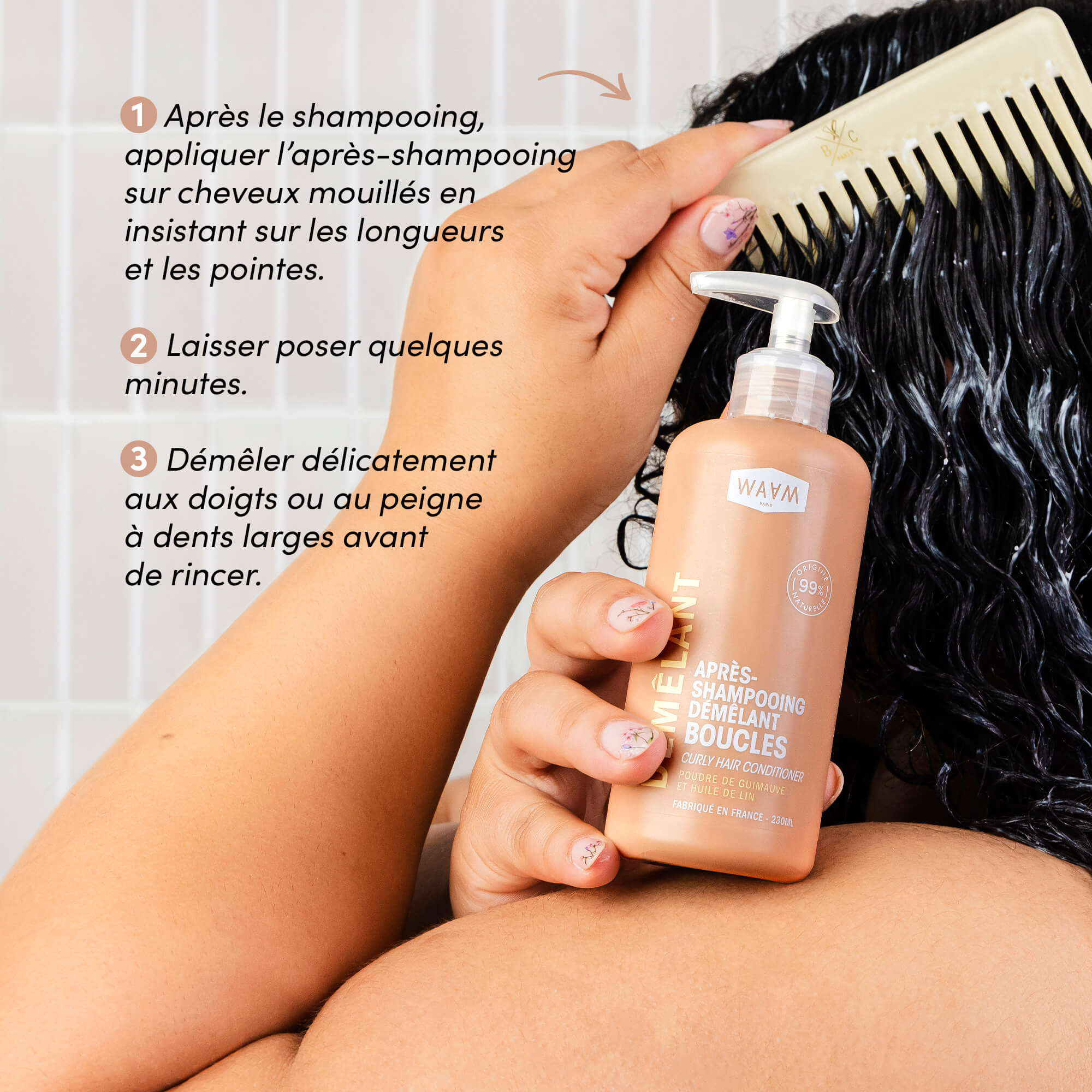 Après-Shampooing Démêlant Boucles