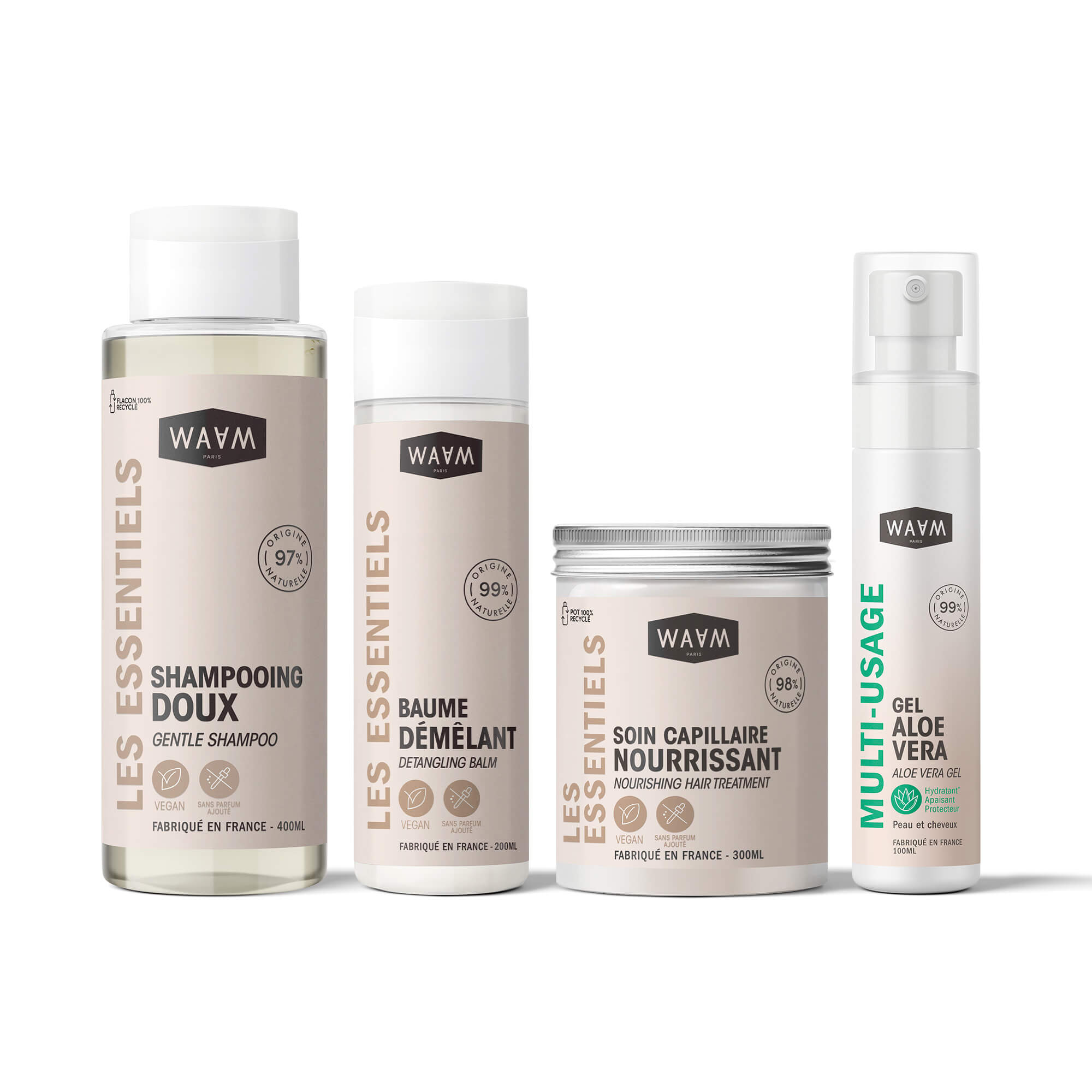 Routine Cheveux 100% clean