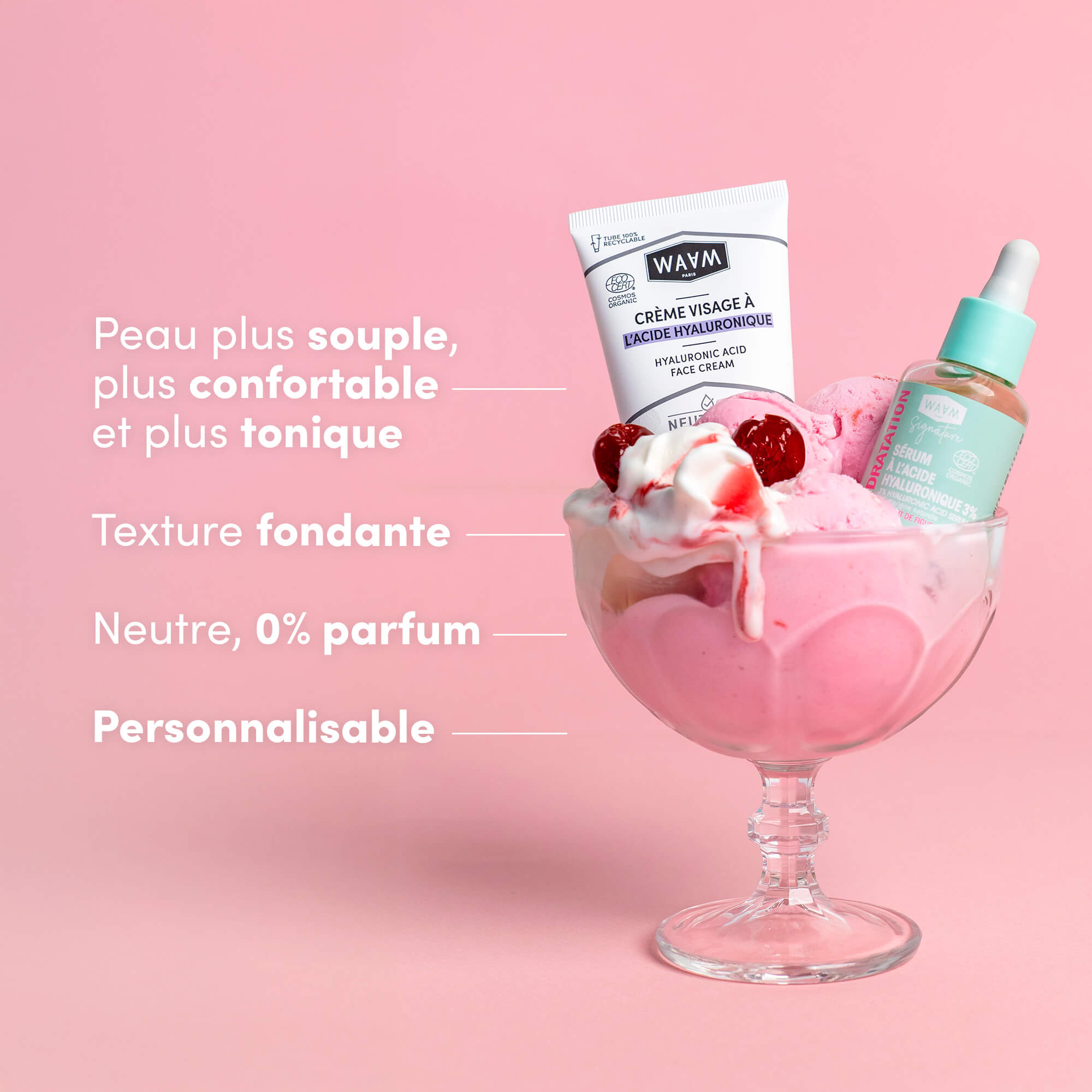 Crème Visage à l'Acide Hyaluronique