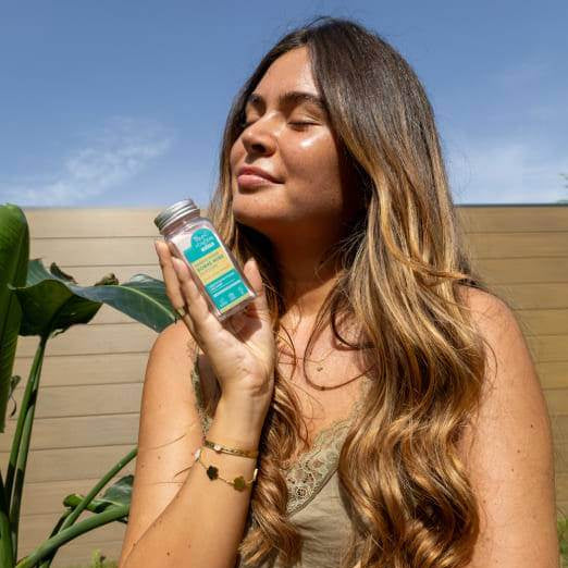 Powder face mask for a healthy glow