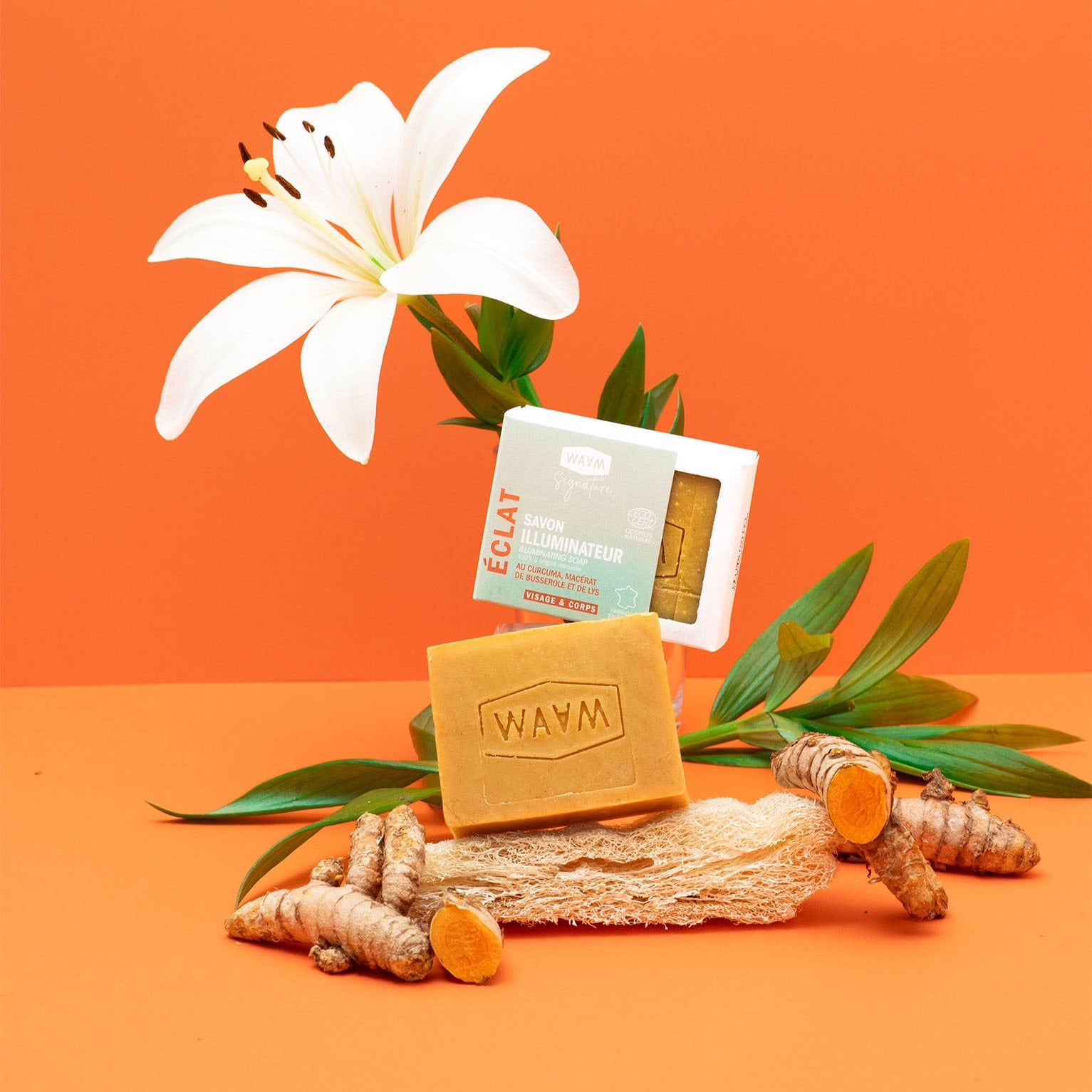 Savon illuminateur au Curcuma