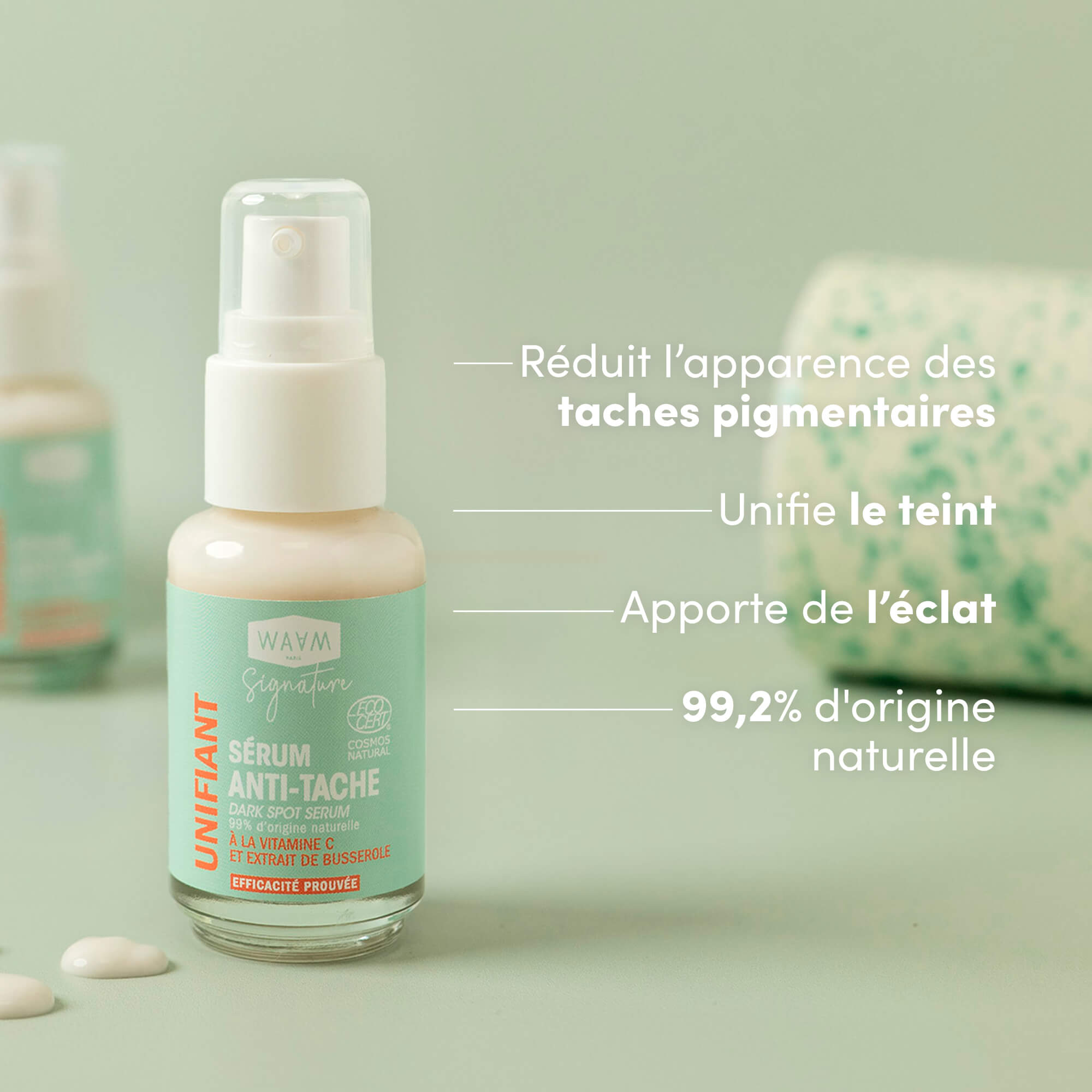 Sérum anti-tâche à l'extrait de busserole