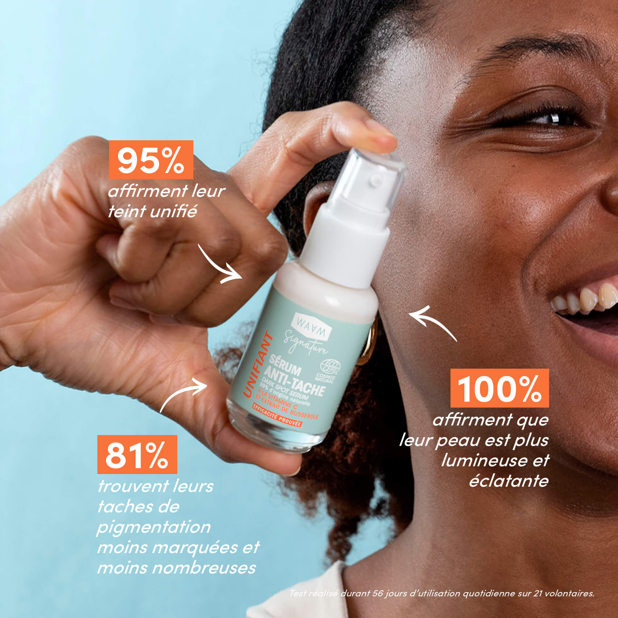 Sérum anti-tâche à l'extrait de busserole