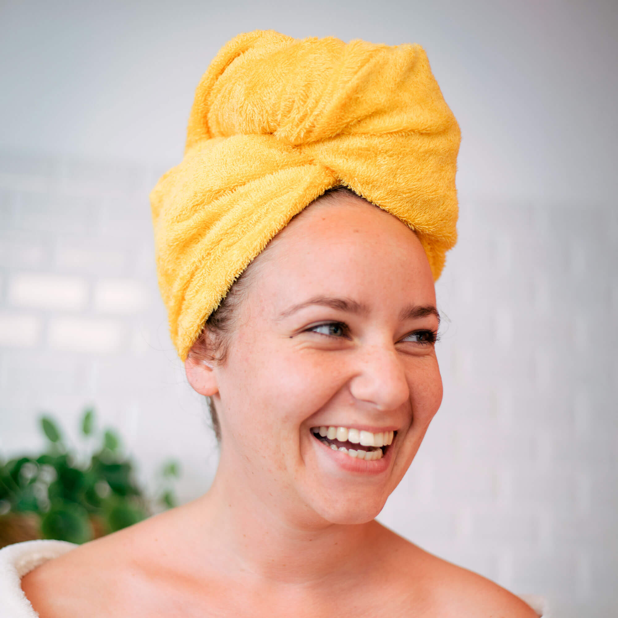 Serviette cheveux en bambou