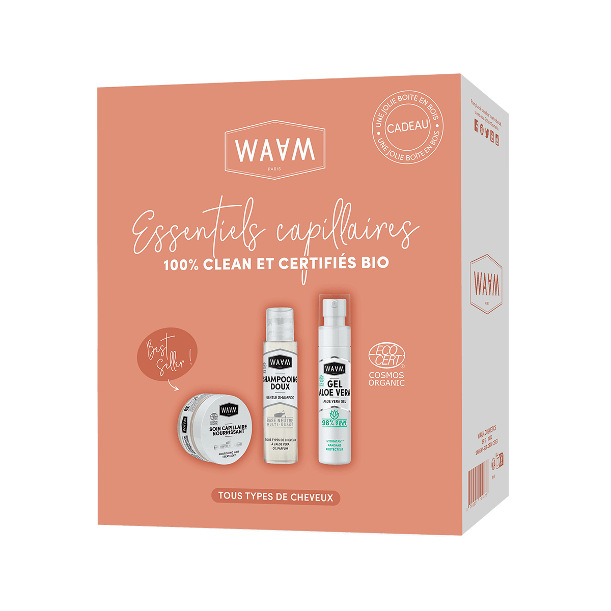 100% clean and certified organic Hair Essentials Box