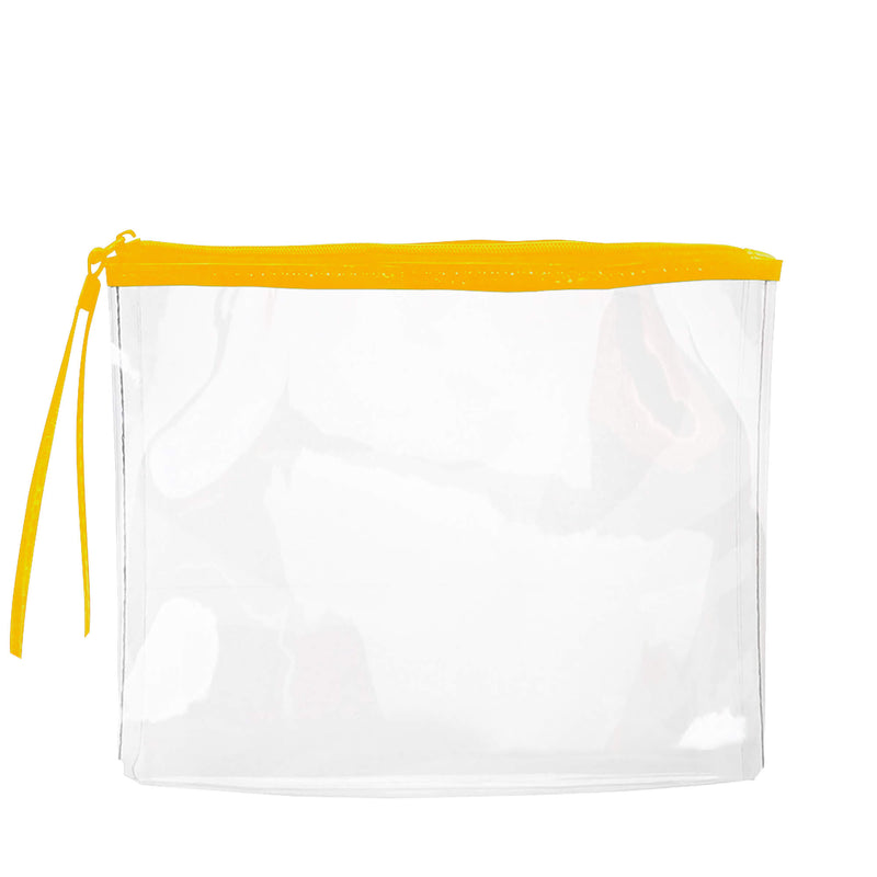 Yellow Transparent Pencil Case
